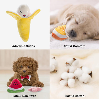 Dog Squeaky Toys, Plush Small Dog Toys for Dogs, Stuffed with Squeakers,12 Pcs Puppy Toys with a Carrying Bag for Small Medium Size - pet needs7445038015023Dog Squeaky Toys, Plush Small Dog Toys for Dogs, Stuffed with Squeakers,12 Pcs Puppy Toys with a Carrying Bag for Small Medium Size12 Pcspet needs