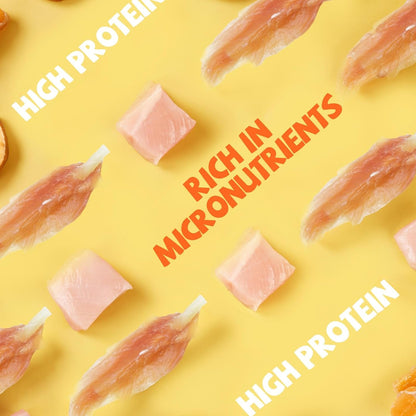 Dog Treats Chicken Tender Wrapped Cod Sticks, Rawhide - Free High Protein Dog Jerky Soft Chews, Healthy Training Snacks for Small Medium Large Dogs, 9 - 10 Counts, 10.6 Oz - pet needs7445034219258Dog Treats Chicken Tender Wrapped Cod Sticks, Rawhide - Free High Protein Dog Jerky Soft Chews, Healthy Training Snacks for Small Medium Large Dogs, 9 - 10 Counts, 10.6 OzChicken Tendor Codpet needs