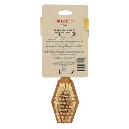 Double Sided Pin & Bristle Brush | Removes Loose Fur & Prevents Matting | Ideal for Daily Cat Grooming - pet needs313101265255Double Sided Pin & Bristle Brush | Removes Loose Fur & Prevents Matting | Ideal for Daily Cat GroomingDouble Sided Pin Bristle Brushpet needs