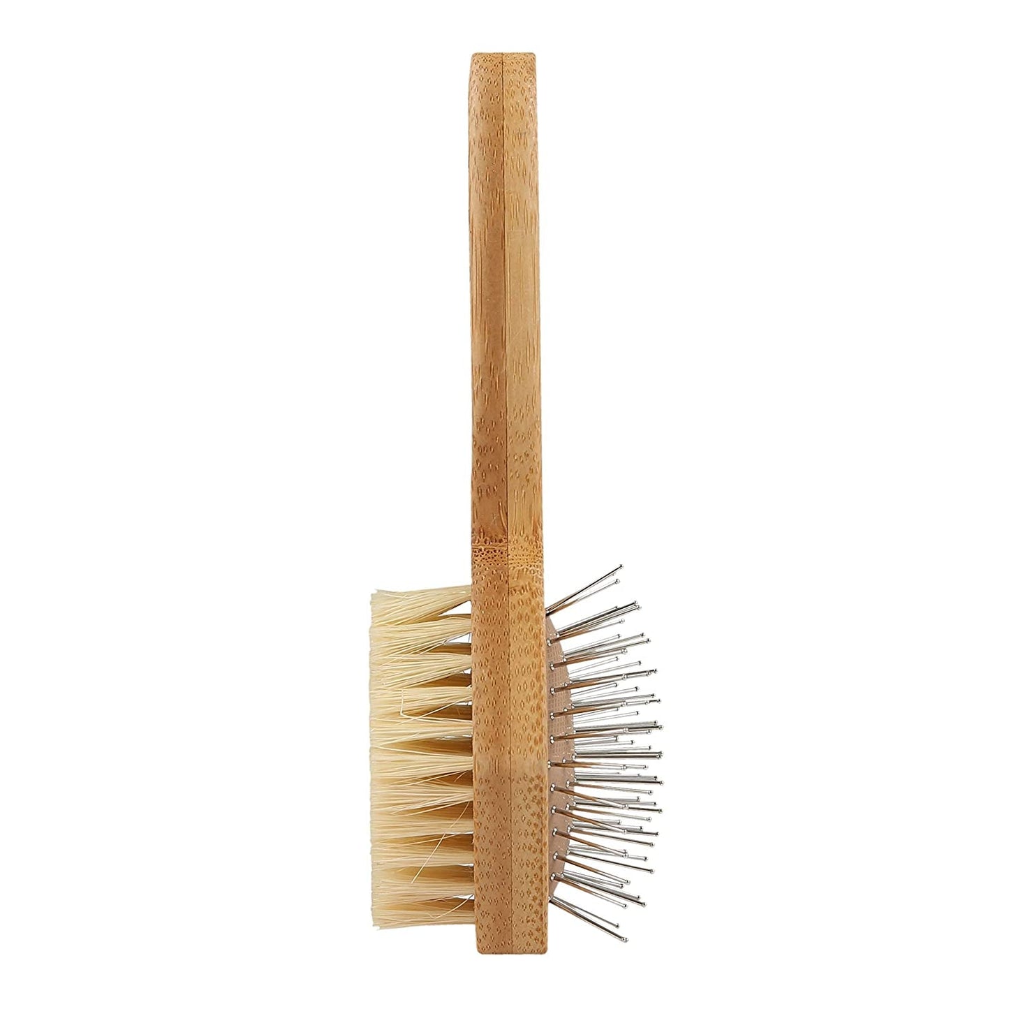 Double Sided Pin & Bristle Brush | Removes Loose Fur & Prevents Matting | Ideal for Daily Cat Grooming - pet needs313101265255Double Sided Pin & Bristle Brush | Removes Loose Fur & Prevents Matting | Ideal for Daily Cat GroomingDouble Sided Pin Bristle Brushpet needs