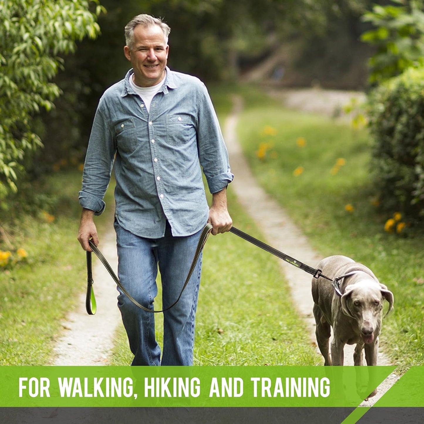 Extra Heavy Duty Dog Leash - 6Ft Long - 3Mm Thick, Soft Padded Handle for Comfort - Perfect Leashes for Medium and Large Dogs - pet needs313111513551Extra Heavy Duty Dog Leash - 6Ft Long - 3Mm Thick, Soft Padded Handle for Comfort - Perfect Leashes for Medium and Large Dogspet needs