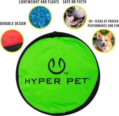 Flippy Flopper 9" Flying Disc Soft Dog Toy, Floats in Water & Safe on Teeth, for All Breeds, Pack of 5 (Colors May Vary) - pet needs7445031919939Flippy Flopper 9" Flying Disc Soft Dog Toy, Floats in Water & Safe on Teeth, for All Breeds, Pack of 5 (Colors May Vary)Multi - Color9" Pack Of 59" Pack Of 5pet needs
