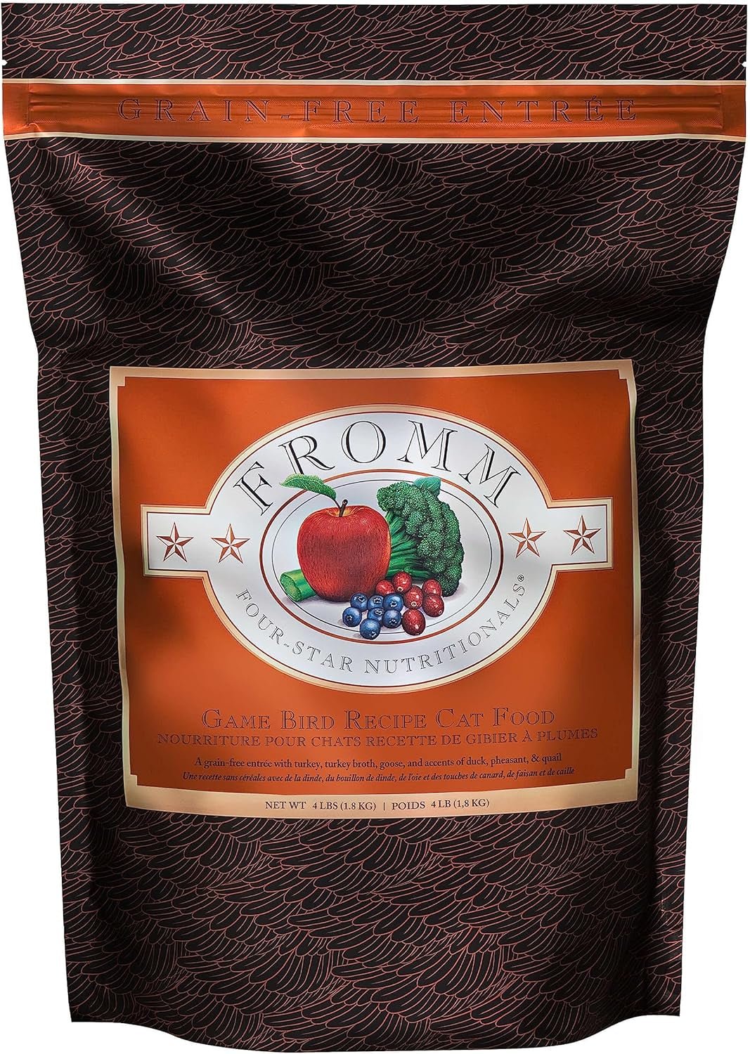 Four - Star Nutritionals Grain - Free Game Bird Dry Cat Food (4 Lb) - pet needs726084599161Four - Star Nutritionals Grain - Free Game Bird Dry Cat Food (4 Lb)Game Bird4 Pound (Pack Of 1)4 Pound (Pack Of 1)pet needs