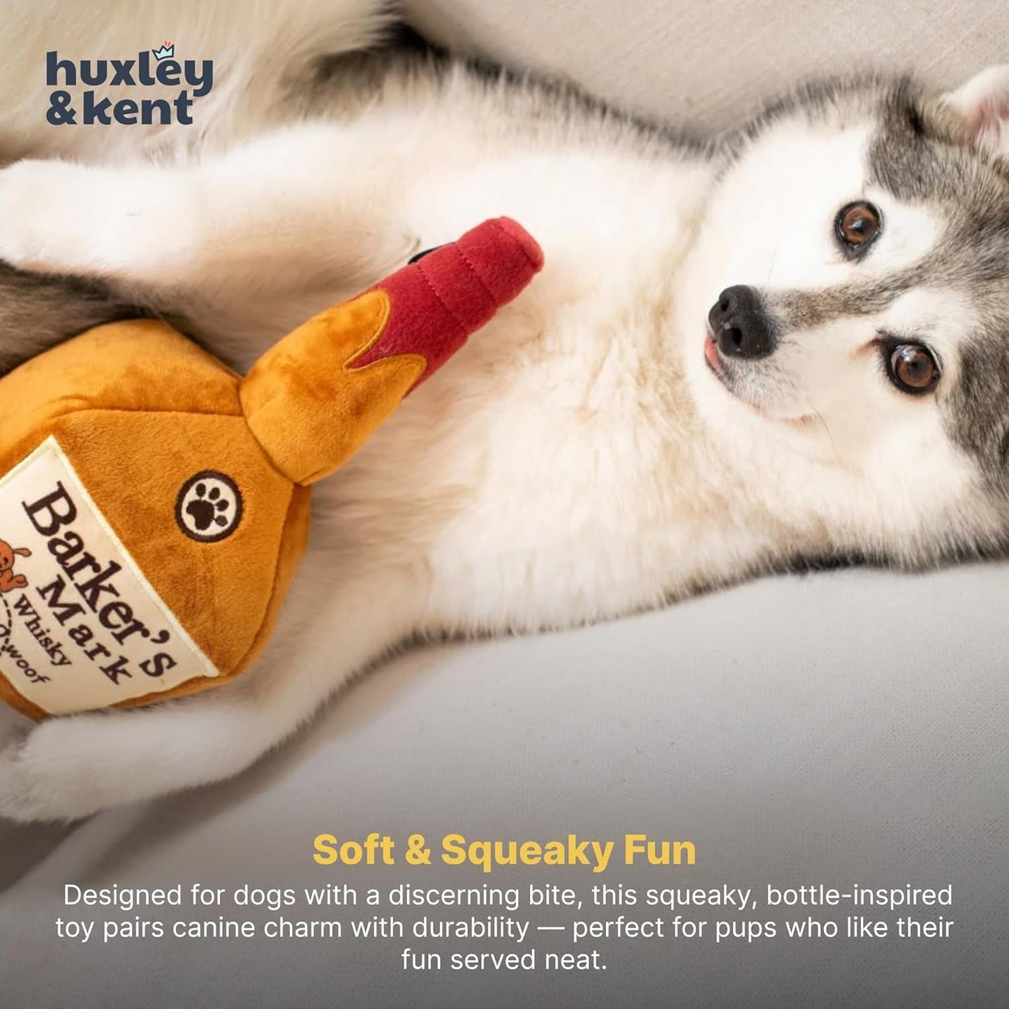 Funny Dog Toy W/Squeaker – Power Plush Squeaky Dog Toys for Small, Medium & Large Dogs – Soft Stuffed Animal for Indoor Play & Fetch - Barker'S Mark, Large - pet needs313114736766Funny Dog Toy W/Squeaker – Power Plush Squeaky Dog Toys for Small, Medium & Large Dogs – Soft Stuffed Animal for Indoor Play & Fetch - Barker'S Mark, LargeBarker'S MarkLargeLargepet needs
