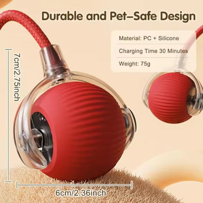 Hot Cat Toys Are Automatically Teasing Cat Balls and Self - Exciting Cat Sticks and Ticks and Resistant to Wear and Bite Pet Toys - pet needs7445026217293Hot Cat Toys Are Automatically Teasing Cat Balls and Self - Exciting Cat Sticks and Ticks and Resistant to Wear and Bite Pet ToysRed Ropepet needs
