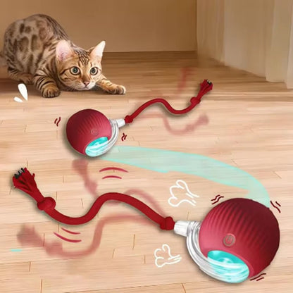 Hot Cat Toys Are Automatically Teasing Cat Balls and Self - Exciting Cat Sticks and Ticks and Resistant to Wear and Bite Pet Toys - pet needs7445026217293Hot Cat Toys Are Automatically Teasing Cat Balls and Self - Exciting Cat Sticks and Ticks and Resistant to Wear and Bite Pet ToysRed Ropepet needs