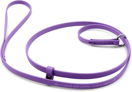 Jelly Pet Grooming Lead for Dogs | Great for Kennels, Veterinarians and Dog Grooming Salons | Biothane Leash - Easy to Clean, Waterproof & Durable Noose Loop | Made in USA | 3/8'' X 4' - pet needs7445049532571Jelly Pet Grooming Lead for Dogs | Great for Kennels, Veterinarians and Dog Grooming Salons | Biothane Leash - Easy to Clean, Waterproof & Durable Noose Loop | Made in USA | 3/8'' X 4'Purple3/8 X 43/8 X 4pet needs