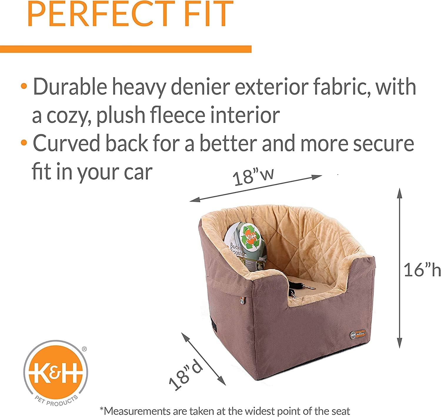 KH Mfg Bucket Booster Pet Seat Small Tan - pet needs7445030655623KH Mfg Bucket Booster Pet Seat Small TanTan/TanSmallSmallpet needs