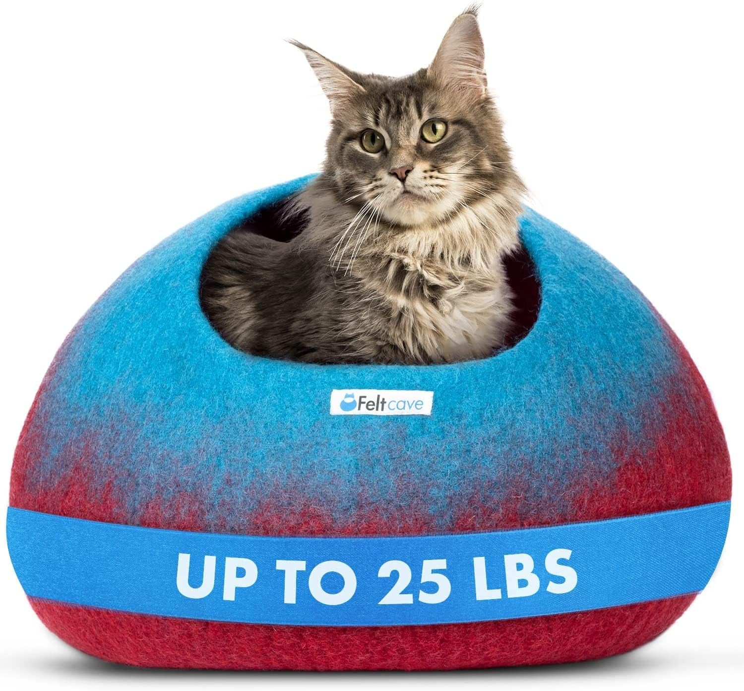 Large Cat Cave Bed | Maroon & Aqua | Cute and Cozy Cat Cave Handcrafted Merino Wool | Hideaway for Indoor Cats | Warming Nest for Kitty | Washable Wool Fabric - Gift for Pets - pet needs7445031065070Large Cat Cave Bed | Maroon & Aqua | Cute and Cozy Cat Cave Handcrafted Merino Wool | Hideaway for Indoor Cats | Warming Nest for Kitty | Washable Wool Fabric - Gift for Petspet needs