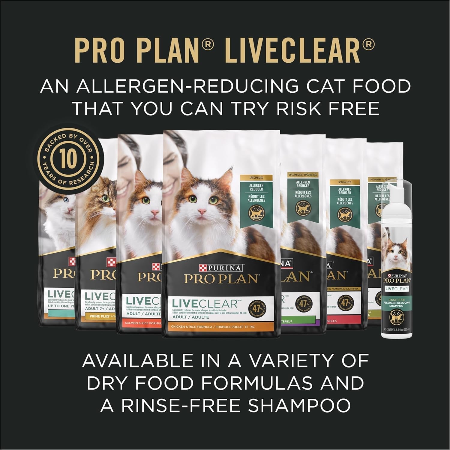 Liveclear Senior Cat Food 7+ Cat Allergen Reducer Prime plus Chicken and Rice Formula - 5.5 Lb. Bag - pet needs313042285244Liveclear Senior Cat Food 7+ Cat Allergen Reducer Prime plus Chicken and Rice Formula - 5.5 Lb. BagChicken Rice5.5 Pound (Pack Of 1)5.5 Pound (Pack Of 1)pet needs