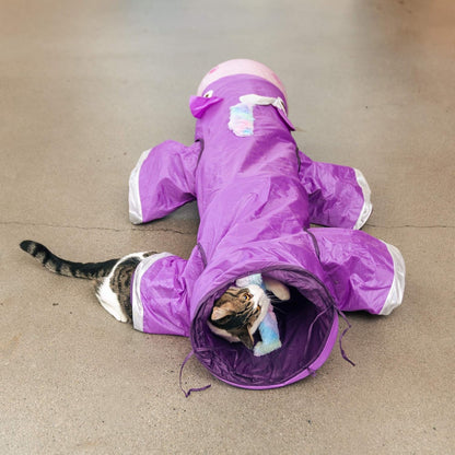 Magic Mewnicorn Multi Cat Tunnel Boredom Relief Toys with Crinkle Feather String for Dogs, Cats, Rabbits, Kittens and Guinea Pigs for Hiding Hunting and Resting - pet needs7445003037050Magic Mewnicorn Multi Cat Tunnel Boredom Relief Toys with Crinkle Feather String for Dogs, Cats, Rabbits, Kittens and Guinea Pigs for Hiding Hunting and RestingMagic Mewnicornpet needs