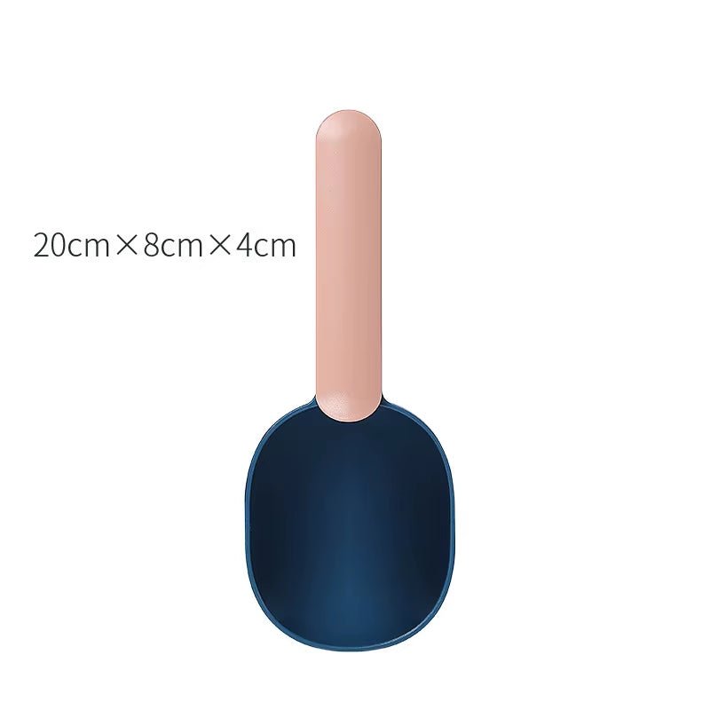 Multifunctional Dog Food Cat Food Shovel Spoon Feeding Spoon Sealed Bag Clip Creative Measuring Cup Curved Design Easy to Clean - pet needs7445026395373Multifunctional Dog Food Cat Food Shovel Spoon Feeding Spoon Sealed Bag Clip Creative Measuring Cup Curved Design Easy to CleanPinkbluepet needs