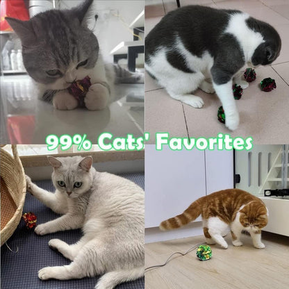 Mylar Crinkle Balls Cat Toys Interactive Crinkle Cat Toy Balls Independent Pet Kitten Cat Toys for Fat Cats Kittens Exercise, Soft and Right Size (6 Pack) - pet needs7445043381366Mylar Crinkle Balls Cat Toys Interactive Crinkle Cat Toy Balls Independent Pet Kitten Cat Toys for Fat Cats Kittens Exercise, Soft and Right Size (6 Pack)6 Packpet needs