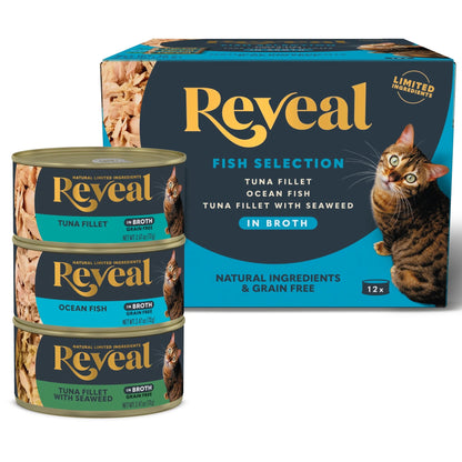 , Natural Wet Cat Food, Fish in Broth Variety Pack, 2.47Oz Can - pet needs711181589252, Natural Wet Cat Food, Fish in Broth Variety Pack, 2.47Oz Canpet needs
