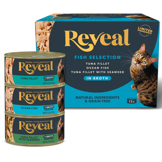 , Natural Wet Cat Food, Fish in Broth Variety Pack, 2.47Oz Can - pet needs711181589252, Natural Wet Cat Food, Fish in Broth Variety Pack, 2.47Oz Canpet needs