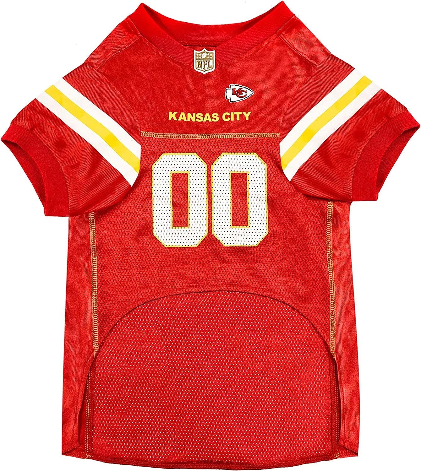 NFL Kansas City Chiefs Dog Jersey - Medium, Football Jersey Costume for Dogs - pet needs7445042781778NFL Kansas City Chiefs Dog Jersey - Medium, Football Jersey Costume for DogsKansas City ChiefsMediumMediumpet needs