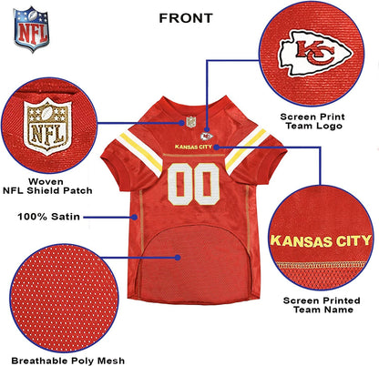 NFL Kansas City Chiefs Dog Jersey - Medium, Football Jersey Costume for Dogs - pet needs7445042781778NFL Kansas City Chiefs Dog Jersey - Medium, Football Jersey Costume for DogsKansas City ChiefsMediumMediumpet needs