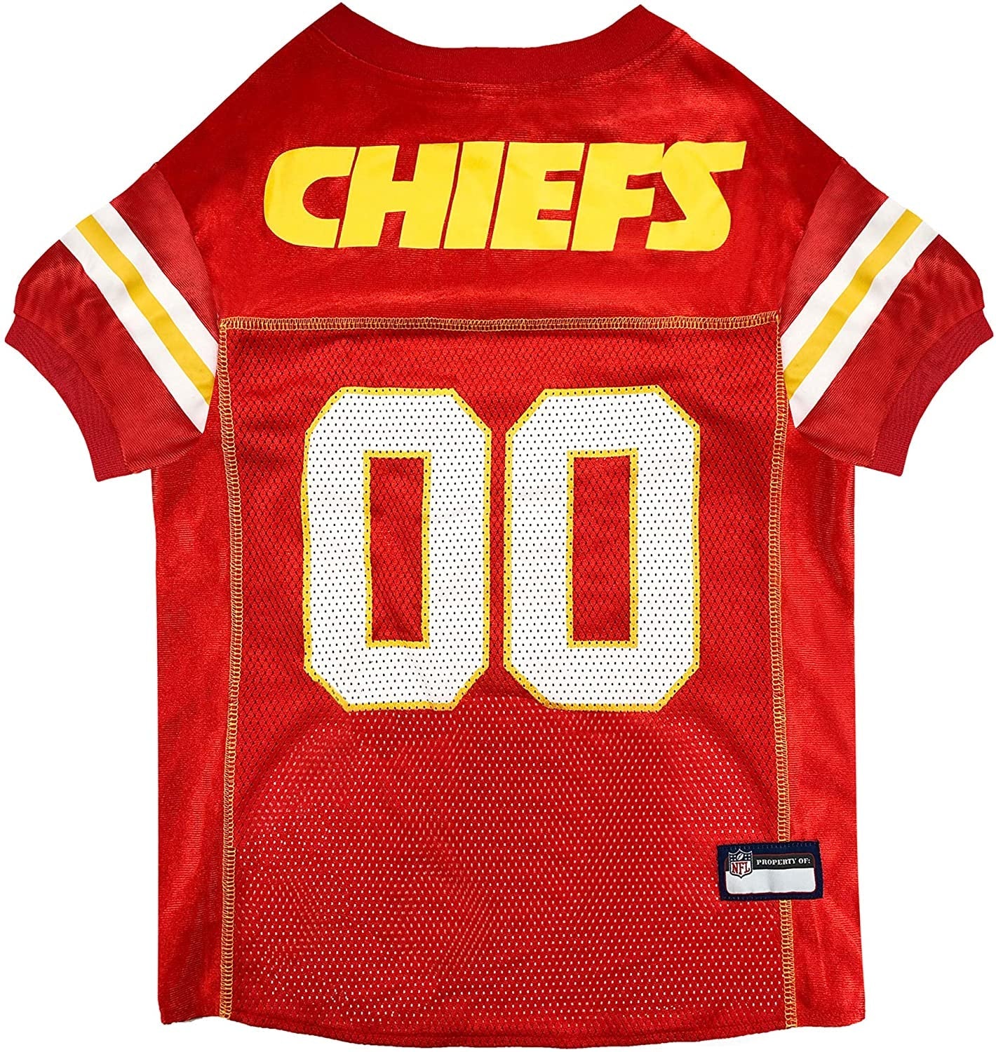 NFL Kansas City Chiefs Dog Jersey - Medium, Football Jersey Costume for Dogs - pet needs7445042781778NFL Kansas City Chiefs Dog Jersey - Medium, Football Jersey Costume for DogsKansas City ChiefsMediumMediumpet needs