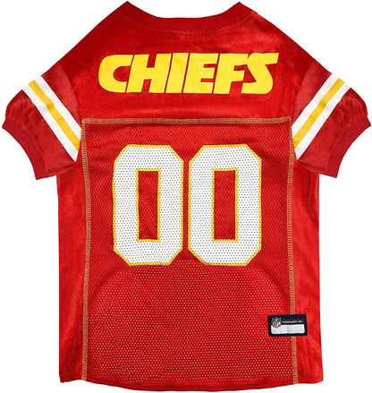 NFL Kansas City Chiefs Dog Jersey - Medium, Football Jersey Costume for Dogs - pet needs7445042781778NFL Kansas City Chiefs Dog Jersey - Medium, Football Jersey Costume for DogsKansas City ChiefsMediumMediumpet needs