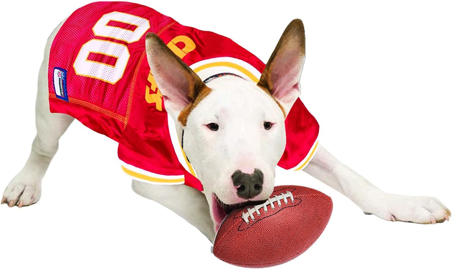 NFL Kansas City Chiefs Dog Jersey - Medium, Football Jersey Costume for Dogs - pet needs7445042781778NFL Kansas City Chiefs Dog Jersey - Medium, Football Jersey Costume for DogsKansas City ChiefsMediumMediumpet needs