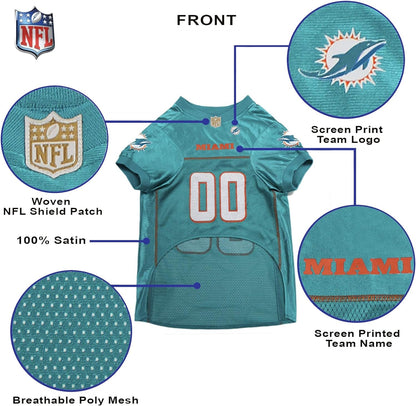 NFL MIAMI DOLPHINS DOG Jersey, X - Large - pet needs7445009821868NFL MIAMI DOLPHINS DOG Jersey, X - LargeMiami DolphinsX - LargeX - Largepet needs