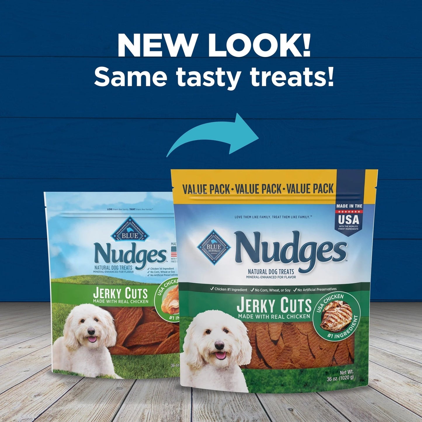 Nudges Jerky Cuts Dog Treats Made with Real Chicken, 36 - Oz. Bag - pet needs313036571537Nudges Jerky Cuts Dog Treats Made with Real Chicken, 36 - Oz. Bag36 Oz11pet needs