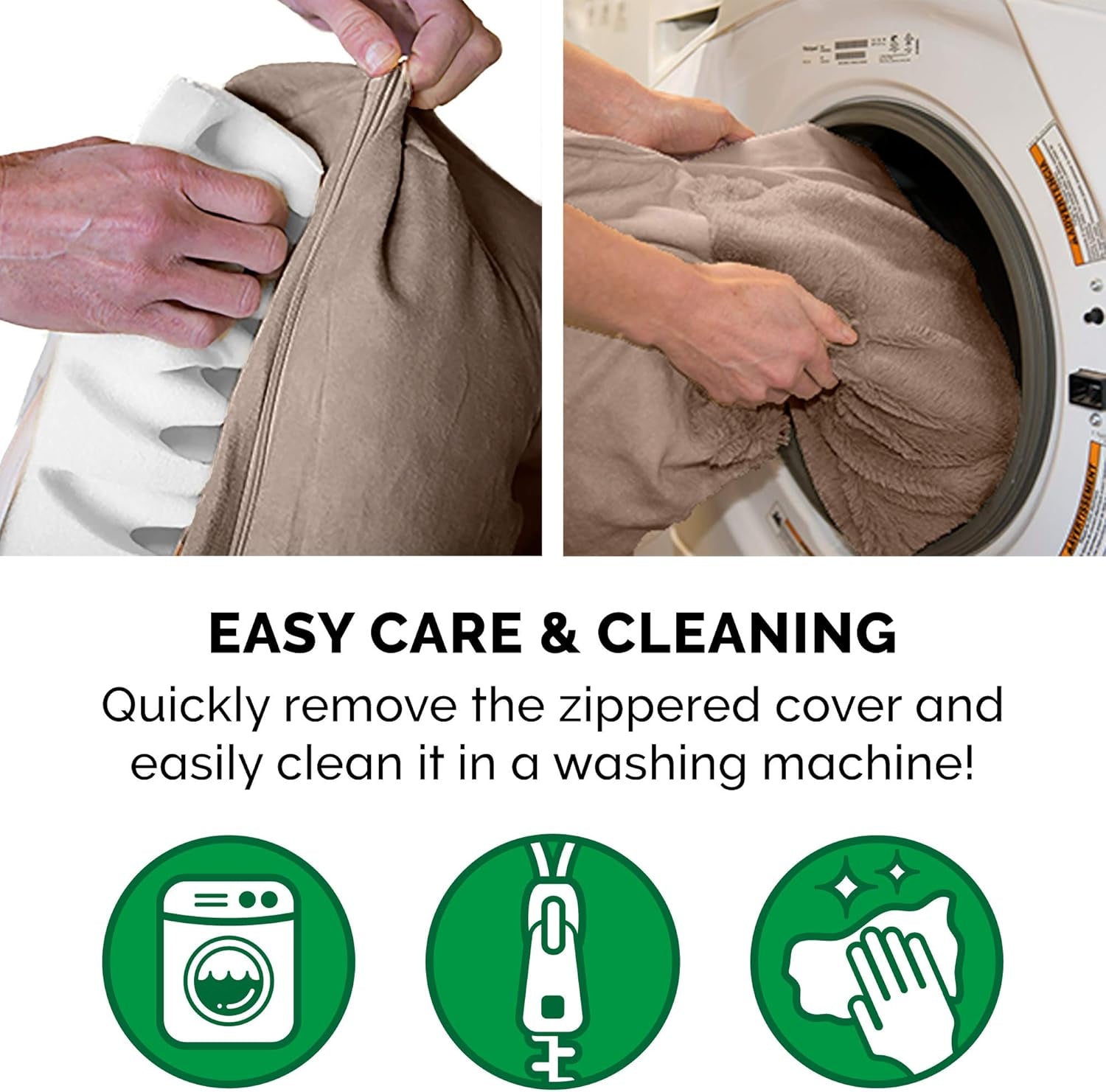 Orthopedic Dog Bed for Large Dogs W/ Removable Bolsters & Washable Cover, for Dogs up to 95 Lbs - Plush & Suede Sofa - Almondine, Jumbo/Xl - pet needs313105435456Orthopedic Dog Bed for Large Dogs W/ Removable Bolsters & Washable Cover, for Dogs up to 95 Lbs - Plush & Suede Sofa - Almondine, Jumbo/XlAlmondine40.0"L X 32.0"W X 8.0"Th40.0"L X 32.0"W X 8.0"Thpet needs