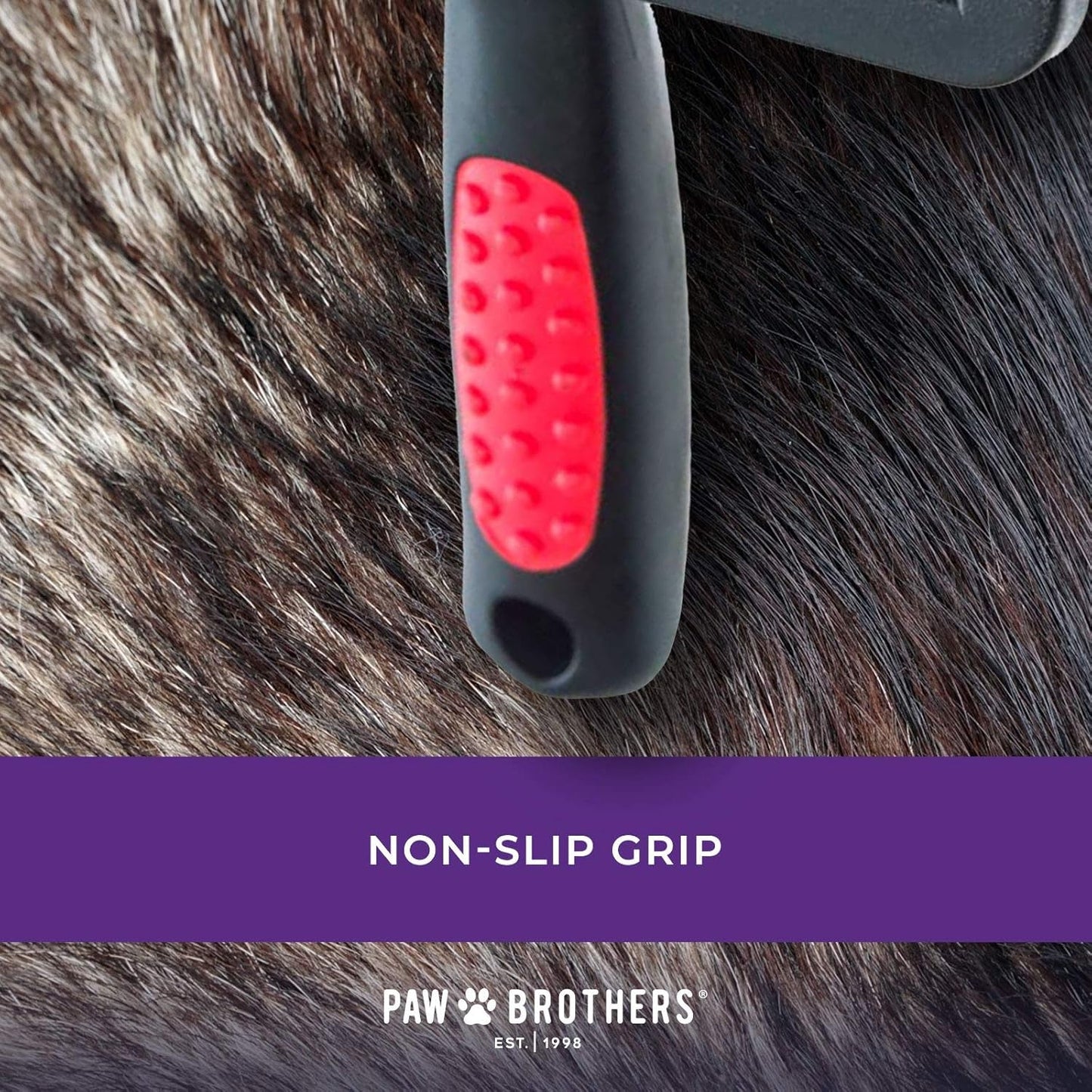 Paw Brothers Soft Pin Curved Slicker Brush for Dogs, Coated Tips, Maximum Coverage, Gentle on Skin, Large - pet needs744759757050Paw Brothers Soft Pin Curved Slicker Brush for Dogs, Coated Tips, Maximum Coverage, Gentle on Skin, LargeUniversal Largepet needs