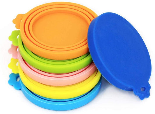Pet Can Covers/6 Pack Silicone Dog Cat Food Can Lids/Universal Size Fit Most Standard Size Cans - pet needs744110310856Pet Can Covers/6 Pack Silicone Dog Cat Food Can Lids/Universal Size Fit Most Standard Size CansMultiplepet needs