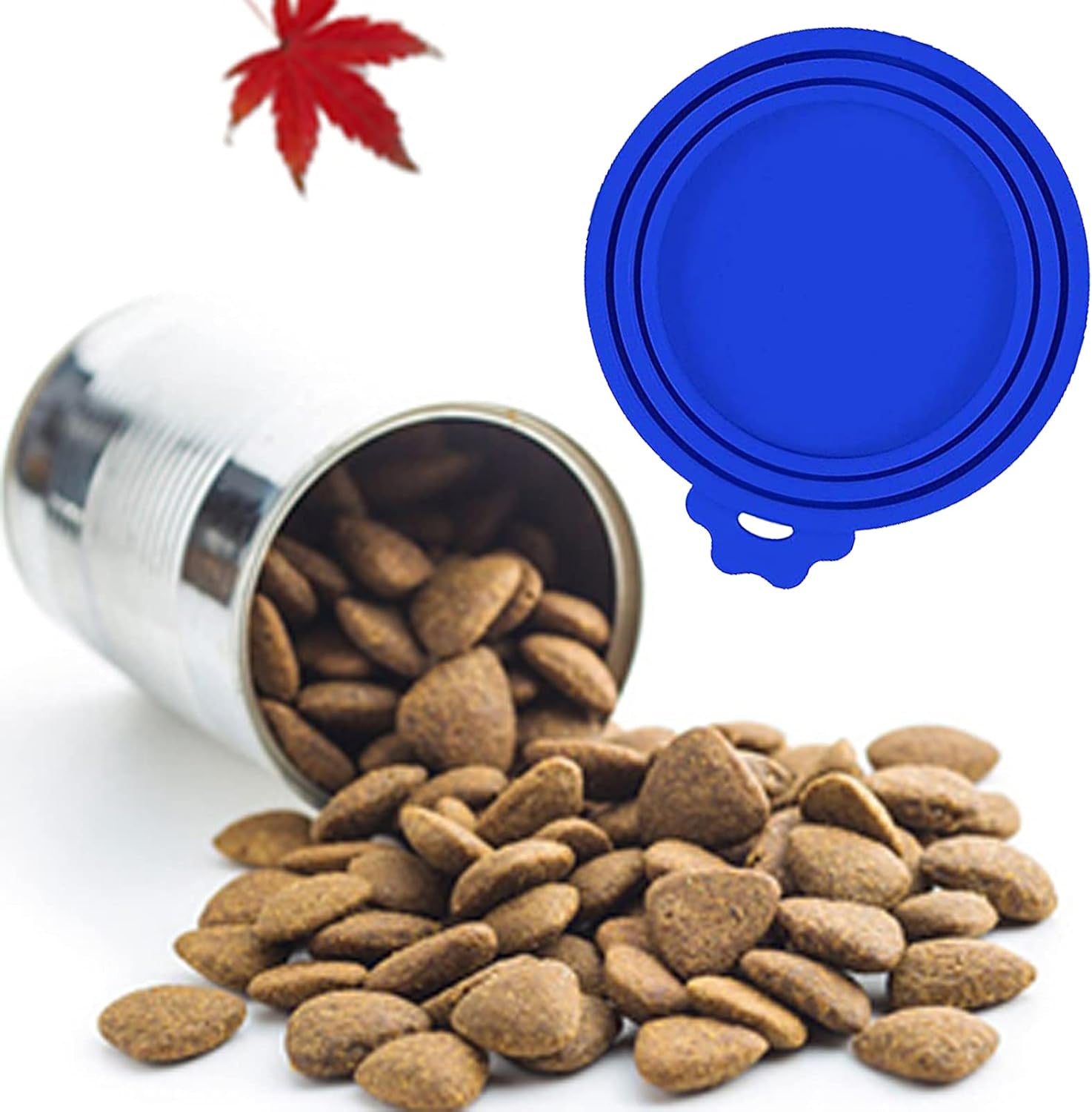 Pet Food Can Cover Silicone Can Lids for Dog and Cat Food, Pet Food Lids, Lids for Cans of Pet Food, Universal Size One Fit 3 Standard Size Food Cans (Blue+Orange) - pet needs313026215281Pet Food Can Cover Silicone Can Lids for Dog and Cat Food, Pet Food Lids, Lids for Cans of Pet Food, Universal Size One Fit 3 Standard Size Food Cans (Blue+Orange)pet needs