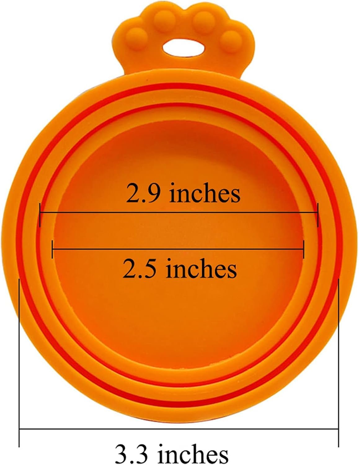 Pet Food Can Cover Silicone Can Lids for Dog and Cat Food, Pet Food Lids, Lids for Cans of Pet Food, Universal Size One Fit 3 Standard Size Food Cans (Blue+Orange) - pet needs313026215281Pet Food Can Cover Silicone Can Lids for Dog and Cat Food, Pet Food Lids, Lids for Cans of Pet Food, Universal Size One Fit 3 Standard Size Food Cans (Blue+Orange)pet needs