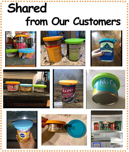 Pet Food Can Cover Silicone Can Lids for Dog and Cat Food(Universal Size,One Fit 3 Standard Size Food Cans),Multi - Colored - pet needs313108284280Pet Food Can Cover Silicone Can Lids for Dog and Cat Food(Universal Size,One Fit 3 Standard Size Food Cans),Multi - ColoredMulti - Coloredpet needs