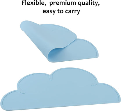 Pet Food Mats–Dog Cat Feeding Mat Top Grade Cloud Silicone Pad Anti - Slip Waterproof Anti - Slip Bowl Placemat (Blue) - pet needs726084904637Pet Food Mats–Dog Cat Feeding Mat Top Grade Cloud Silicone Pad Anti - Slip Waterproof Anti - Slip Bowl Placemat (Blue)Bluepet needs