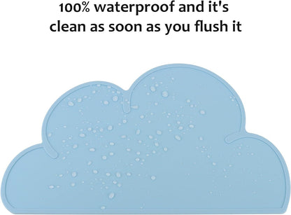 Pet Food Mats–Dog Cat Feeding Mat Top Grade Cloud Silicone Pad Anti - Slip Waterproof Anti - Slip Bowl Placemat (Blue) - pet needs726084904637Pet Food Mats–Dog Cat Feeding Mat Top Grade Cloud Silicone Pad Anti - Slip Waterproof Anti - Slip Bowl Placemat (Blue)Bluepet needs