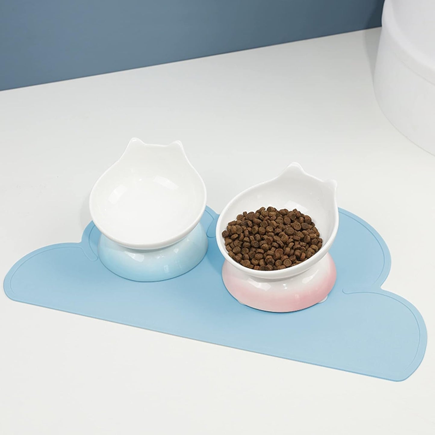 Pet Food Mats–Dog Cat Feeding Mat Top Grade Cloud Silicone Pad Anti - Slip Waterproof Anti - Slip Bowl Placemat (Blue) - pet needs726084904637Pet Food Mats–Dog Cat Feeding Mat Top Grade Cloud Silicone Pad Anti - Slip Waterproof Anti - Slip Bowl Placemat (Blue)Bluepet needs
