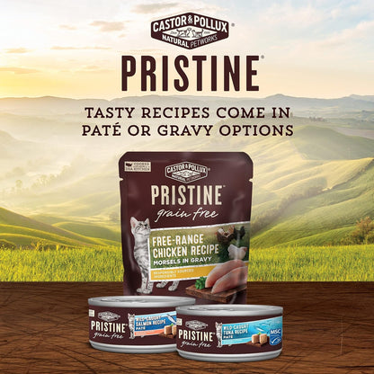 PRISTINE Grain Free Free - Range Turkey Recipe Morsels in Gravy Wet Cat Food - pet needs726084897380PRISTINE Grain Free Free - Range Turkey Recipe Morsels in Gravy Wet Cat Foodpet needs