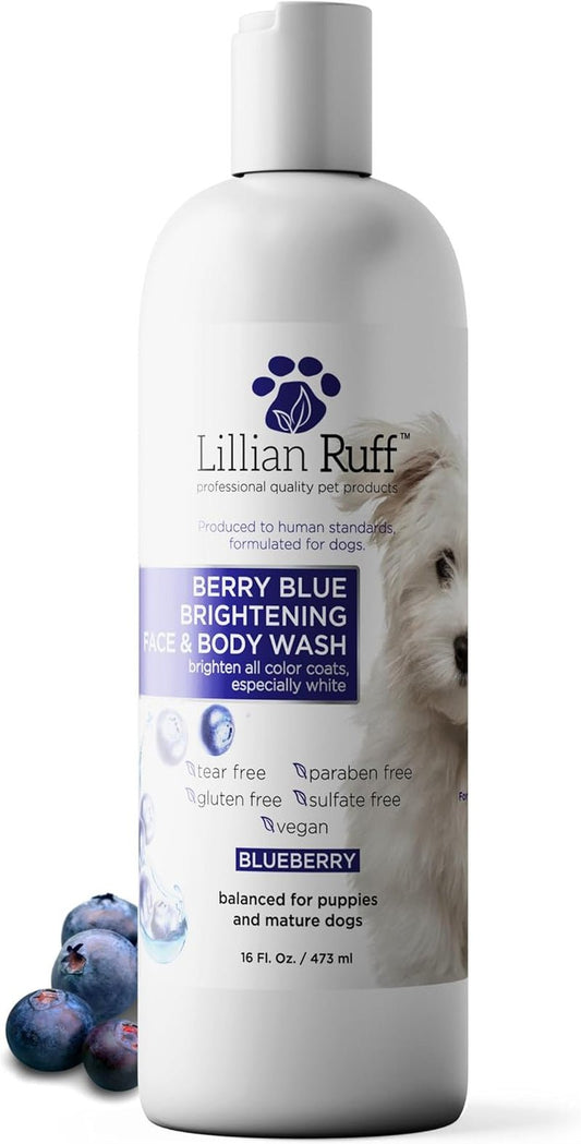 PRO Formula Berry Blue Brightening Pet Shampoo - Ultra - Hydrating Professional Whitening Dog Shampoo, Vivid Show - Quality Coat Enhancer, Tear Stain & Odor Eliminator with Provitamin B5 16Oz - pet needs7445054181160PRO Formula Berry Blue Brightening Pet Shampoo - Ultra - Hydrating Professional Whitening Dog Shampoo, Vivid Show - Quality Coat Enhancer, Tear Stain & Odor Eliminator with Provitamin B5 16OzBerry Blue Shampoo 16Ozpet needs