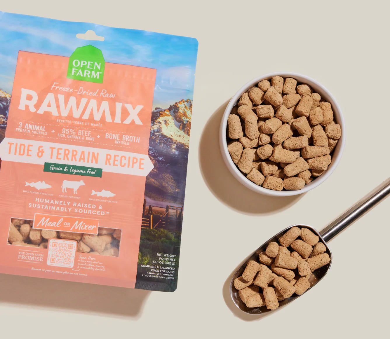 Rawmix Tide & Terrain Freeze Dried Raw Morsels for Dogs - pet needs711181542103Rawmix Tide & Terrain Freeze Dried Raw Morsels for Dogs13.5 Ozpet needs