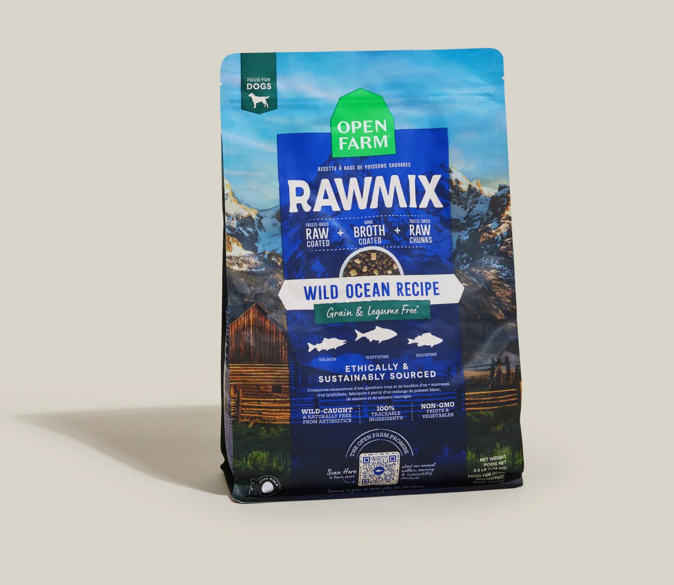 Rawmix Wild Ocean Grain - Free Dog Kibble - pet needs711181064797Rawmix Wild Ocean Grain - Free Dog Kibble3.5 Lbpet needs