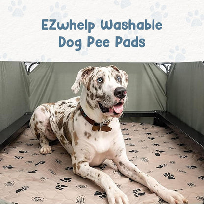 Reusable Dog Pee Pads, Washable Waterproof Mats for Potty Training or Whelping Pads, Puppy Pad with Rounded Corners, 24X36 Inch, 2 Pack - pet needs313051325320Reusable Dog Pee Pads, Washable Waterproof Mats for Potty Training or Whelping Pads, Puppy Pad with Rounded Corners, 24X36 Inch, 2 Pack24X36 Inchpet needs