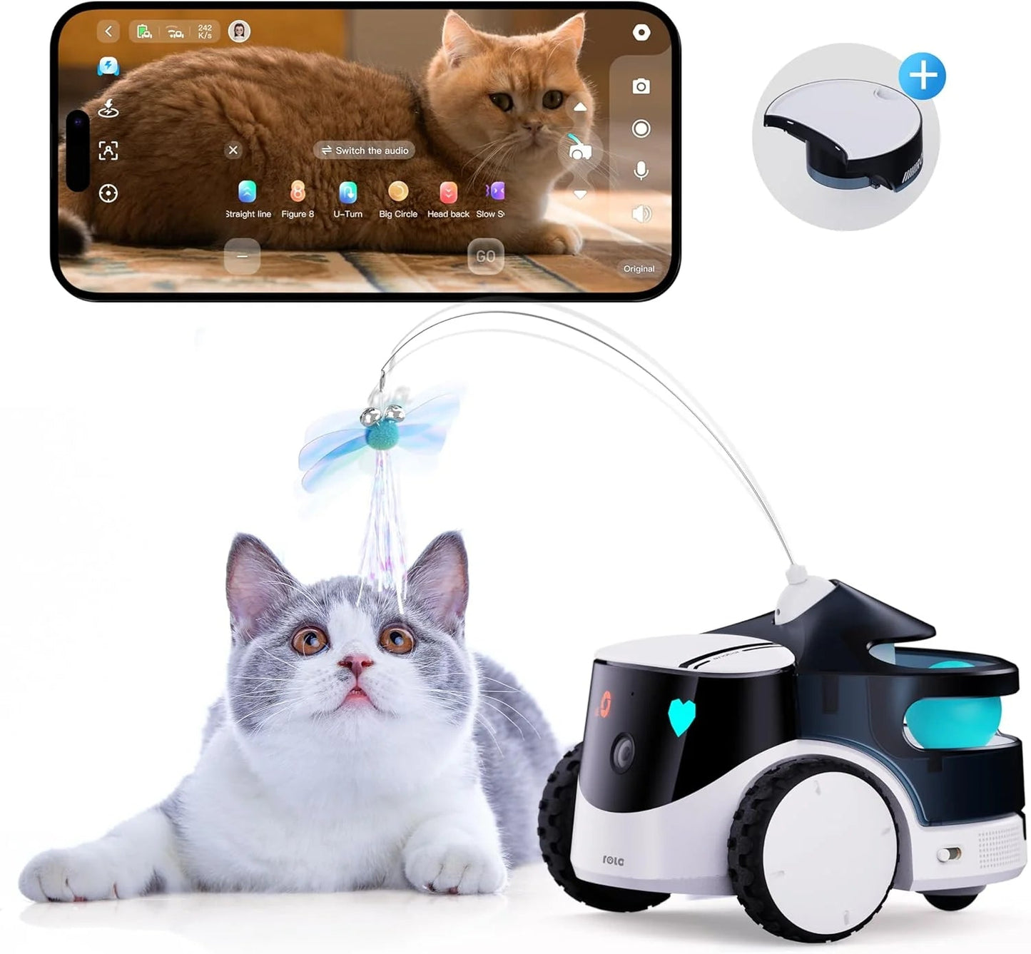 ROLA Petpal Robot Pet Companion - pet needs313103723708ROLA Petpal Robot Pet CompanionWith Interactive Toyspet needs
