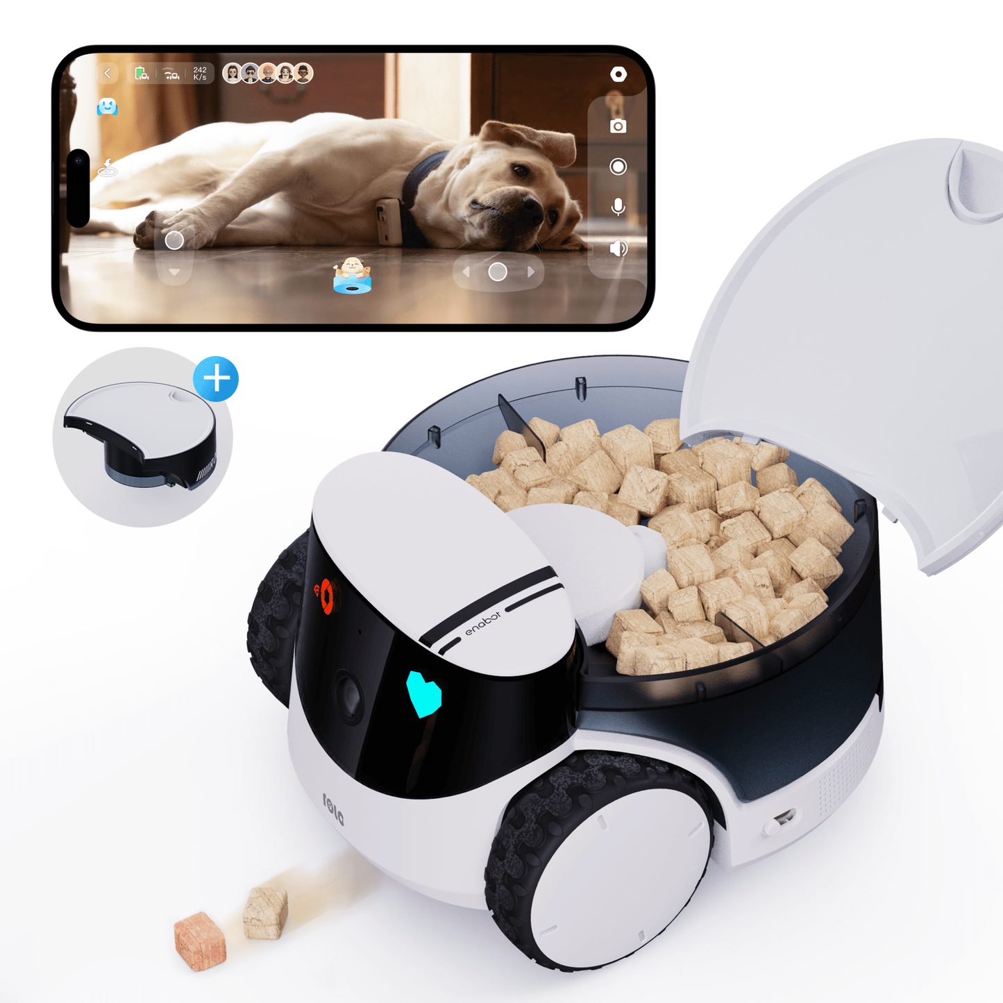 ROLA Petpal Robot Pet Companion - pet needs711181695816ROLA Petpal Robot Pet CompanionWith Treat Dispenserpet needs