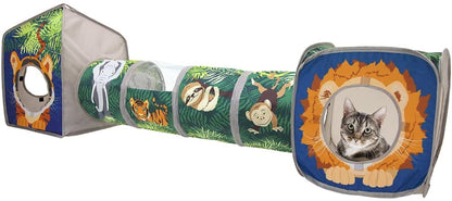 Safari Jungle Collapsible Cat Toy Collection, Combo - pet needs705353381898Safari Jungle Collapsible Cat Toy Collection, ComboCombopet needs