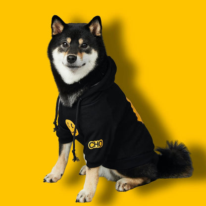 Smiley Dog Hoodie Stylish Dog Clothes Smiley Face Sweater Cotton Sweatshirt Fashion Outfit for Dogs Cats Puppy Small Medium Large (2XL, Black) - pet needs7445037173137Smiley Dog Hoodie Stylish Dog Clothes Smiley Face Sweater Cotton Sweatshirt Fashion Outfit for Dogs Cats Puppy Small Medium Large (2XL, Black)Smiley - Black2Xl (Chest: 21'' - 23.6'' / Suggest: 22 - 32 Lbs)2Xl (Chest: 21'' - 23.6'' / Suggest: 22 - 32 Lbs)pet needs