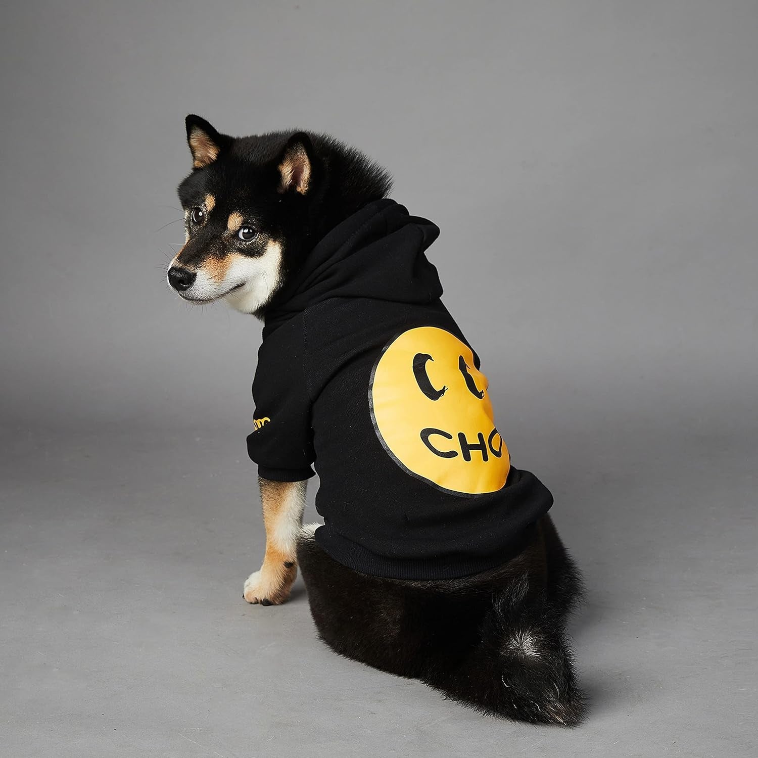 Smiley Dog Hoodie Stylish Dog Clothes Smiley Face Sweater Cotton Sweatshirt Fashion Outfit for Dogs Cats Puppy Small Medium Large (2XL, Black) - pet needs7445037173137Smiley Dog Hoodie Stylish Dog Clothes Smiley Face Sweater Cotton Sweatshirt Fashion Outfit for Dogs Cats Puppy Small Medium Large (2XL, Black)Smiley - Black2Xl (Chest: 21'' - 23.6'' / Suggest: 22 - 32 Lbs)2Xl (Chest: 21'' - 23.6'' / Suggest: 22 - 32 Lbs)pet needs