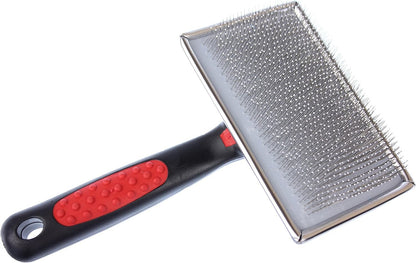 Soft Flat Slicker Brush with Coated Pin Tips, Large/X - Large for Professional Groomers - pet needs313045249229Soft Flat Slicker Brush with Coated Pin Tips, Large/X - Large for Professional Groomerspet needs