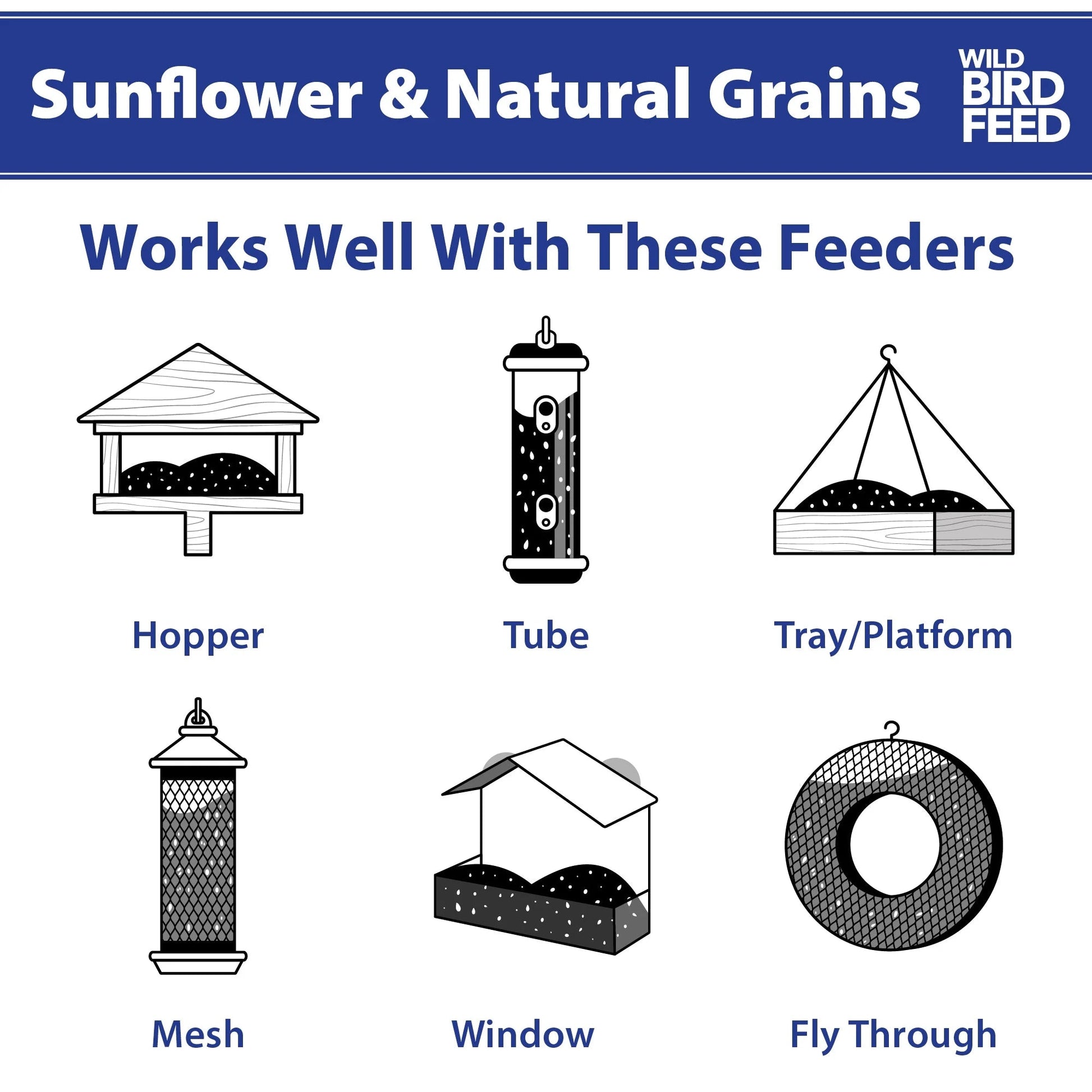 Sunflower & Natural Grains Wild Bird Feed, 5 Lb - pet needs726084243941Sunflower & Natural Grains Wild Bird Feed, 5 Lb5 LbsSingleSinglepet needs