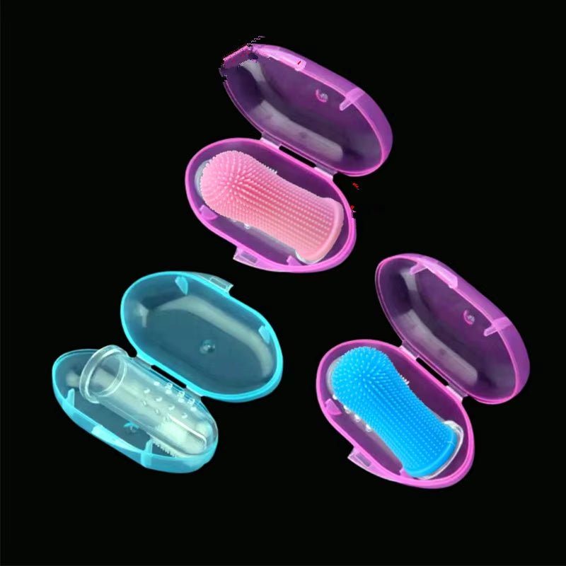 Super Soft Dog Toothbrushes Cleaning Finger Brush for Dog and Cat Grooming Nontoxic Teethbrush Dental Care Pet Products - pet needs313108053008Super Soft Dog Toothbrushes Cleaning Finger Brush for Dog and Cat Grooming Nontoxic Teethbrush Dental Care Pet ProductsBluepet needs