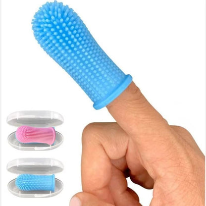 Super Soft Dog Toothbrushes Cleaning Finger Brush for Dog and Cat Grooming Nontoxic Teethbrush Dental Care Pet Products - pet needs313108053008Super Soft Dog Toothbrushes Cleaning Finger Brush for Dog and Cat Grooming Nontoxic Teethbrush Dental Care Pet ProductsBluepet needs