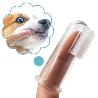 Super Soft Pet Finger Toothbrush Teddy Dog Brush Bad Breath Tartar Teeth Care Tool Dog Cat Cleaning Silicagel Pet Supplies - pet needs7445030660665Super Soft Pet Finger Toothbrush Teddy Dog Brush Bad Breath Tartar Teeth Care Tool Dog Cat Cleaning Silicagel Pet SuppliesSingle Brushpet needs